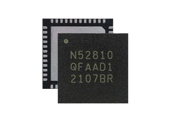 sistema do RF do elevado desempenho de 4dBm BT IC NRF52810-QFAA-R na microplaqueta 2.4GHz