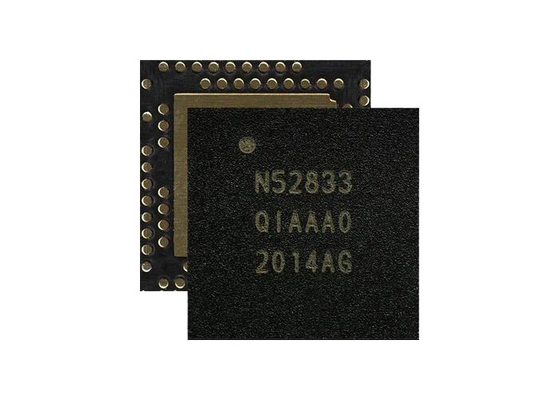 BT IC 8dbm NRF52833-QIAA-R BT 5.3 SoC NRF52833 QFN73 Rádio capaz de encontrar direção BT