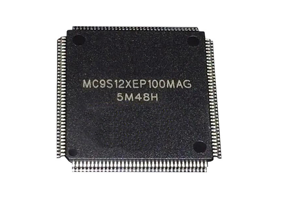 O microcontrolador LQFP144 de MC9S12XEP100MAG 16Bit aumentou características da integridade de sistema