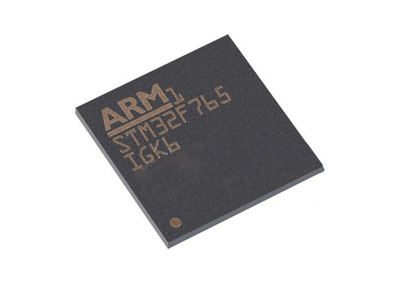 Microplaqueta STM32F765IGK6 do circuito integrado microcontrolador IC do Único-núcleo do processador central de 216 megahertz