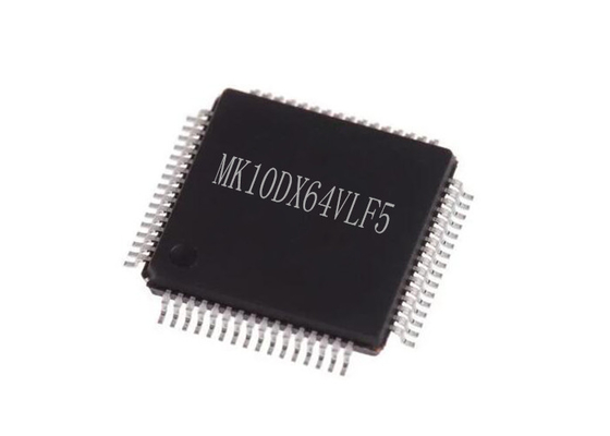 microcontrolador IC LQFP48 do ARM Cortex M4 da microplaqueta MK10DX64VLF5 do circuito integrado 50MHz