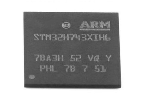 Os microcontroladores da microplaqueta STM32H743XIH6 do circuito integrado lascam o elevado desempenho 480MHz