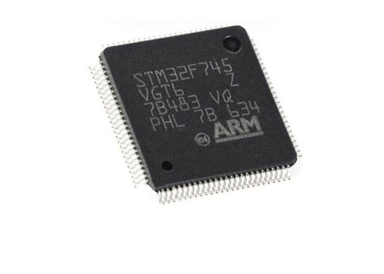 O processador central de capacidade elevada de STM32F745VGT6 216 megahertz encaixou microcontroladores IC