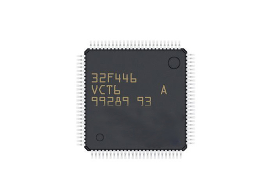 STM32F446VCT6 encaixou a microplaqueta 100-LQFP 180MHz do microcontrolador