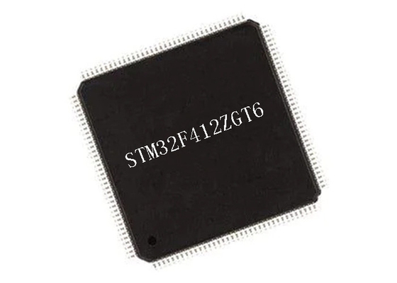 STM32F412ZGT6 microcontrolador de 32 bits IC do Único-núcleo 100MHz 1MB do BRAÇO Cortex-M4