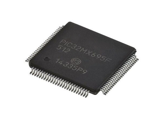 microplaqueta do microcontrolador MCU 64TQFP IC de IC PIC32MX695F512H-80V/PT dos microcontroladores 32Bit