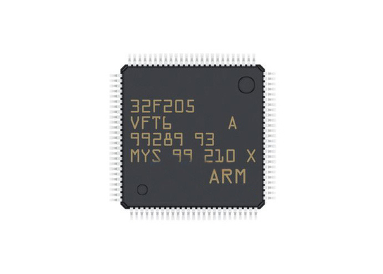 O FLASH do microcontrolador MCU STM32F205VFT6 768KB encaixou microcontroladores IC