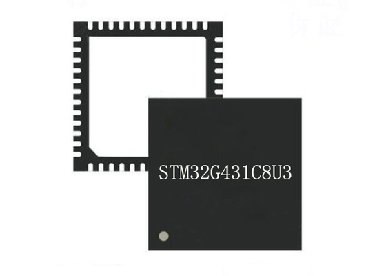 Microplaqueta do microcontrolador do núcleo do microcontrolador MCU STM32G431C8U3 48UFQFN 32Bit única