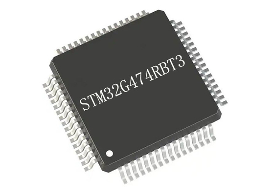Microcontrolador MCU STM32G474RBT3 Alto desempenho MCU de núcleo único de 32 bits LQFP64