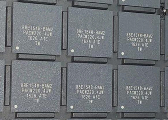 Quad Port 88E1548-A1-BAM2C000 Transceptor Ethernet de Eficiência Energética IC 196-TFBGA