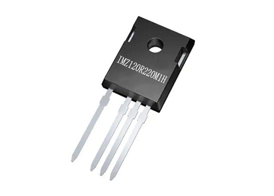 Transistor TO-247-4 dos FETs do MOSFET do carboneto de silicone do MOSFET IMZ120R220M1H de CoolSiC únicos