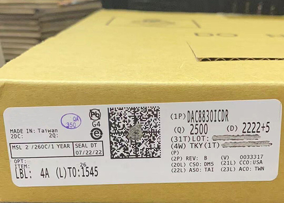 DAC8830ICDR Conversores digital-análogo de saída de tensão de ultra baixa potência de 16 bits