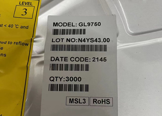 Chip de circuito integrado GL9750 3.3V a 1.2V Controlador de leitores de cartões QFN-32