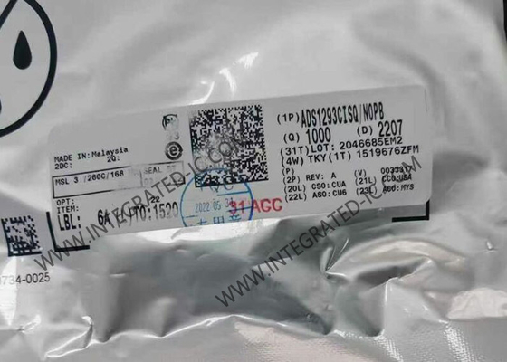 ADS1293CISQ Chip de circuito integrado de baixa potência de 3 canais de 24 bits para medições de biopotencial