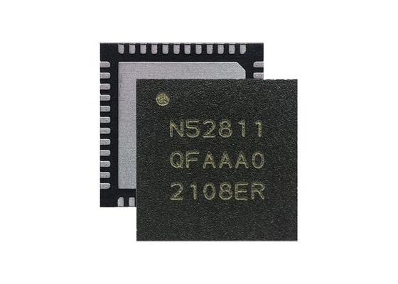 NRF52811-QFAA-R BT IC 2.4GHz Baixa Energia BT 5.4 SoC QFN48 BT 5.4 Sistema em Chipe