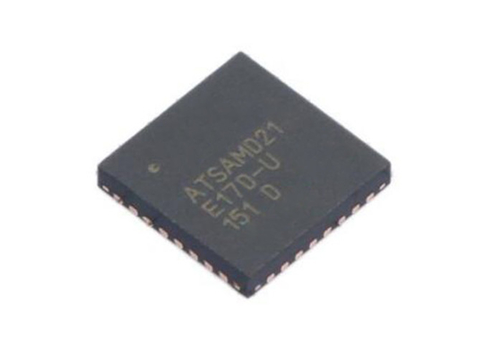 Chip de Circuito Integrado ATSAMD21E17D-MFT Microcontroladores IC QFN32 Baixa Potência