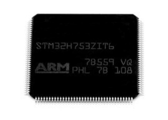microcontroladores IC LQFP144 da microplaqueta STM32H753ZIT6 do circuito integrado 480MHz