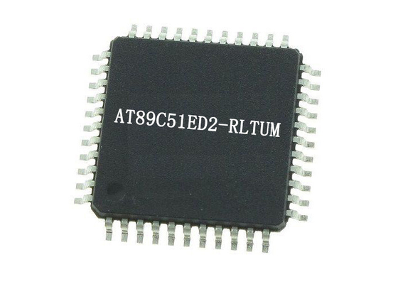 Microcontroladores instantâneos de 8 bits IC da microplaqueta AT89C51ED2-RLTUM 60MHz 64kB MCU do circuito integrado