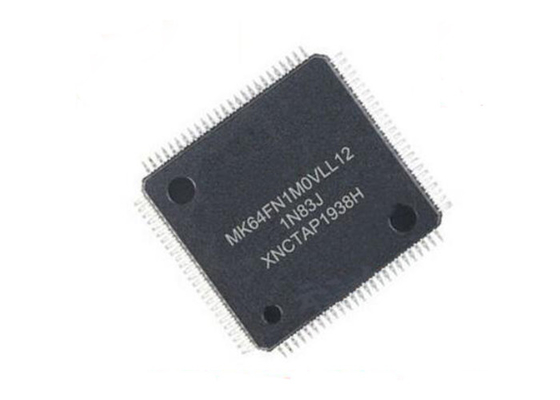 Núcleo de IC LQFP100 dos microcontroladores da microplaqueta MK64FN1M0VLL12 do circuito integrado único