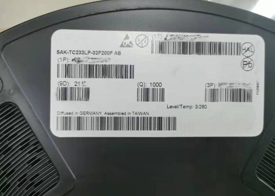 O automóvel lasca o microcontrolador de 32 bits IC de 2MB SAK-TC233LP-32F200F AB AURIX TriCore