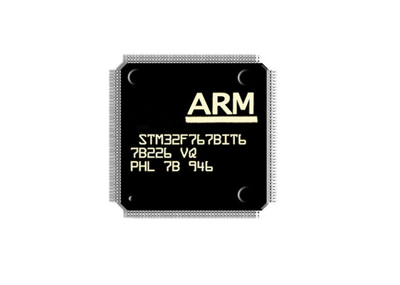 STM32F767BIT6 microcontrolador de capacidade elevada IC 208-LQFP do BRAÇO Cortex-M7