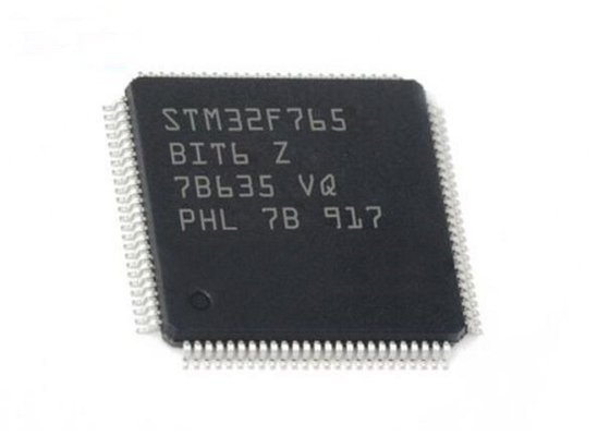 Microcontrolador IC do Único-núcleo 216MHz da microplaqueta STM32F765BIT6 do circuito integrado
