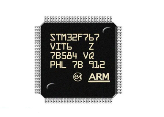 Núcleo de IC LQFP100 do microcontrolador do elevado desempenho STM32F767VIT6 2Mbytes único