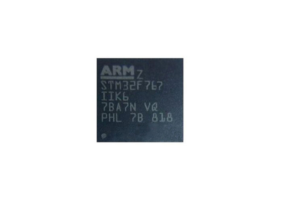 A microplaqueta de capacidade elevada STM32F767IIK6 do circuito integrado ARMA 2MB o microcontrolador INSTANTÂNEO IC