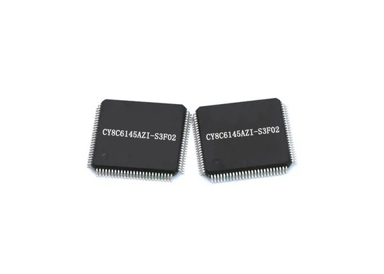 Pacote 100-LQFP instantâneo de 32 bits de IC 150MHz 512KB do microcontrolador CY8C6145AZI-S3F02