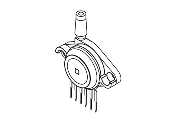 Sensor integrado absoluto da pressão do silicone da microplaqueta MPX5700AP do circuito integrado