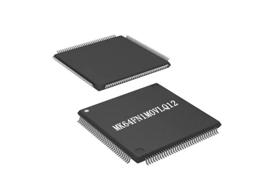 Microcontrolador de 32 bits IC do Único-núcleo 120MHz 1MB da microplaqueta MK64FN1M0VLQ12 do circuito integrado