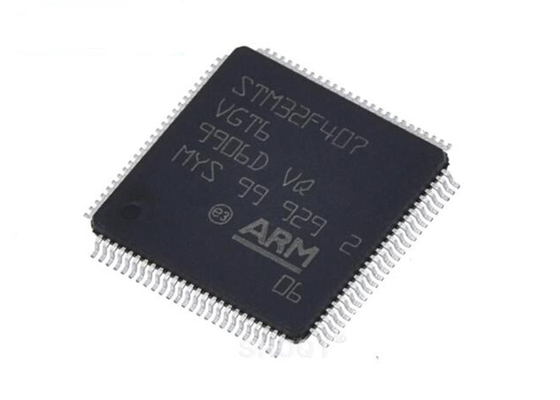 Microcontrolador IC STM32F407VGT6 1 Mbyte do único núcleo da memória Flash LQFP100