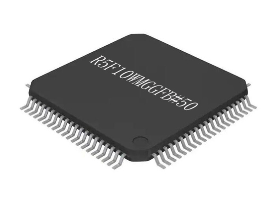 FLASH da microplaqueta LQFP80 128KB do microcontrolador da microplaqueta R5F10WMGGFB#50 16Bit de 24MHz IC