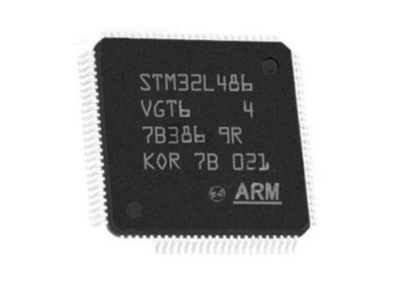 80MHz os microcontroladores do córtice M4 do braço da baixa potência STM32L486VGT6 lascam 100LQFP