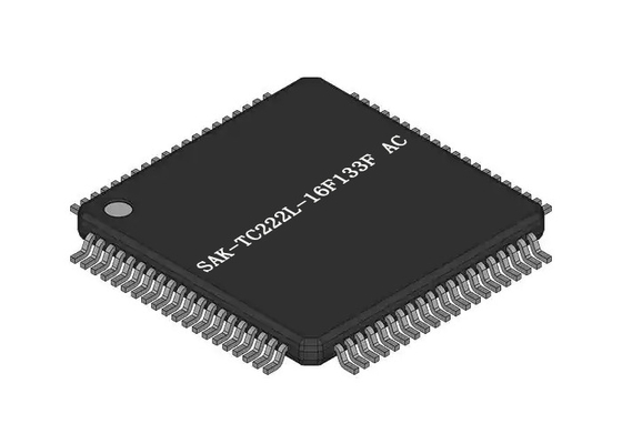 Até 1MB do microcontrolador instantâneo IC do pacote da C.A. TQFP-80 de SAK-TC222L-16F133F