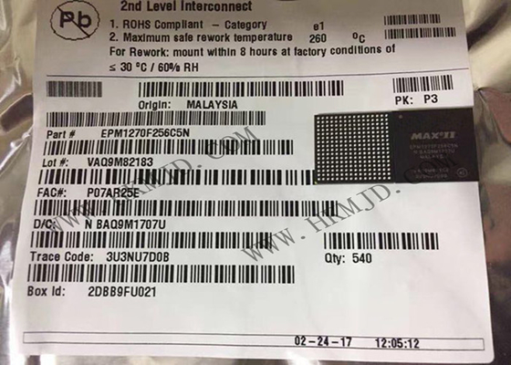 Dispositivos de lógica programável do complexo da microplaqueta EPM1270F256C5N 256-BGA do circuito integrado