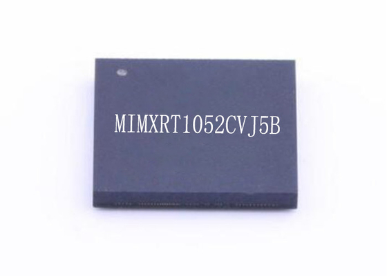 Único microcontrolador IC da microplaqueta 196LFBGA do circuito integrado do núcleo MIMXRT1052CVJ5B
