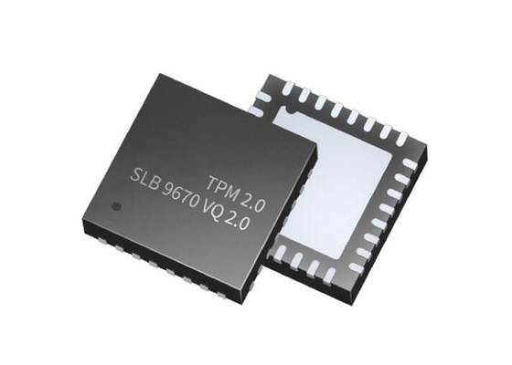 Montagem eletrônica da superfície do módulo VQFN32 dos circuitos integrados SLB9670VQ2.0 TPM