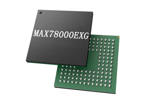 microcontrolador de 32 bits IC 81-LFBGA de Dual Core 100MHz 512KB IoT Chip MAX 78000EXG