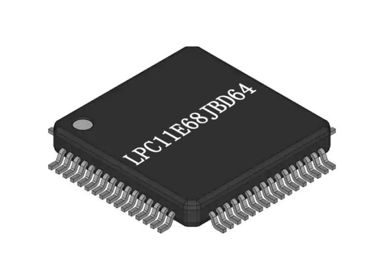Microcontrolador eletrônico IC do Único-núcleo 50MHz 256KB LPC11E68JBD64 dos circuitos integrados
