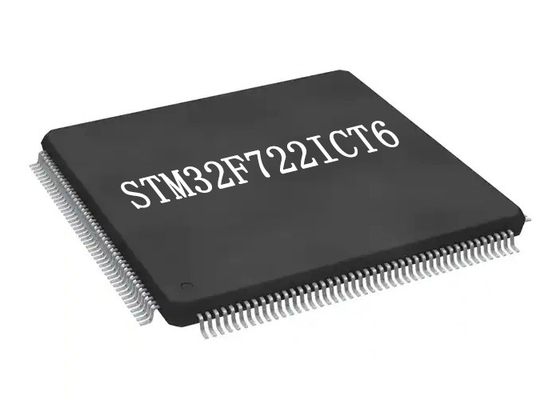 Microcontrolador de capacidade elevada integrado IC 176-LQFP de IC STM32F722ICT6 DSP