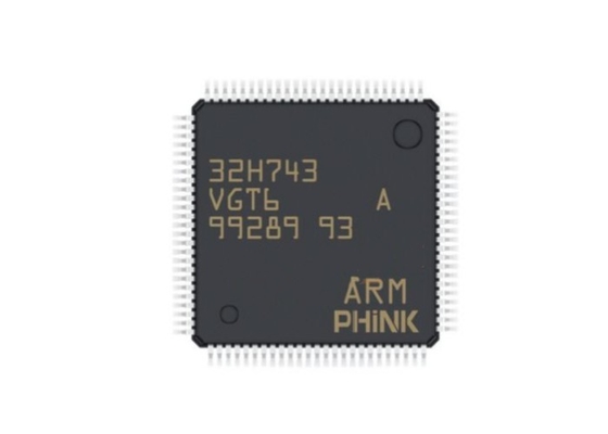 Único córtice M7 MCU 1MB instantâneo RAM do braço do bocado MCU STM32H743VGT6 do núcleo 32