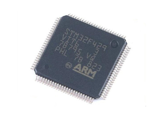 Microcontrolador integrado STM32F429VIT6 IC 100LQFP do núcleo de IC 32Bit único