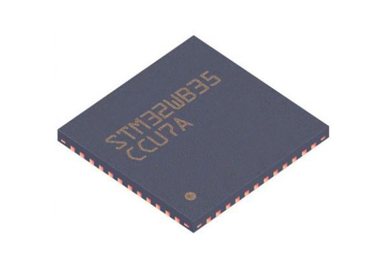 microcontrolador MCU 48UFQFN MCU sem fio do transceptor CI STM32WB35CCU7A de 2Mbps RF