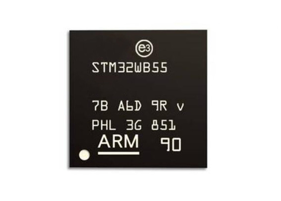 Microcontrolador MCU 68VFQFN MCU sem fio Multiprotocol da microplaqueta STM32WB55RCV6 de IC