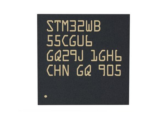 Córtice M4 MCU do braço do transceptor CI 48UFQFN do microcontrolador MCU STM32WB55CGU6 RF