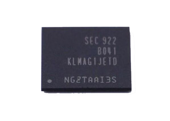 Os multimédios encaixados cardam a microplaqueta do circuito integrado de IC BGA da memória Flash de KLMAG1JETD-B041 16GB