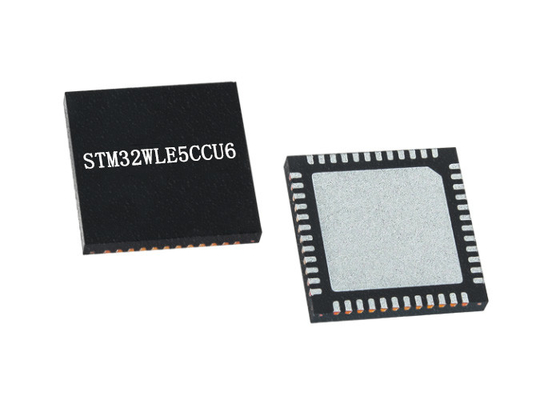 STM32WLE5CCU6 256 montagem de superfície instantânea de IC 48-UFQFN do transceptor do RF dos Kbytes