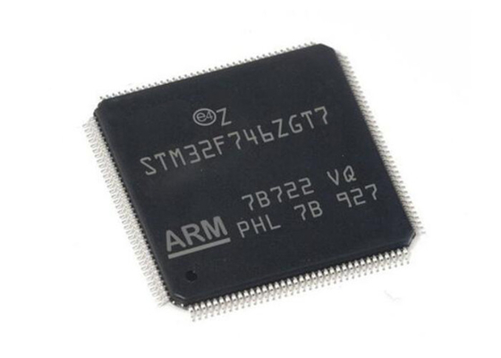 Elevado desempenho MCUs do microcontrolador MCU 144LQFP de IC STM32F746ZGT7 dos microcontroladores