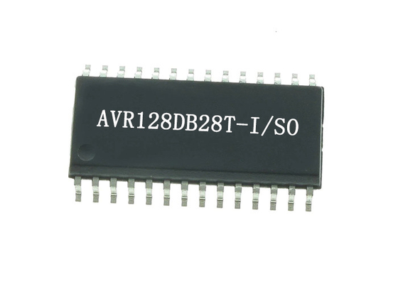 Pacote de 8 bits encaixado dos microcontroladores AVR128DB28T-I/SO 24MHz 28-SOIC